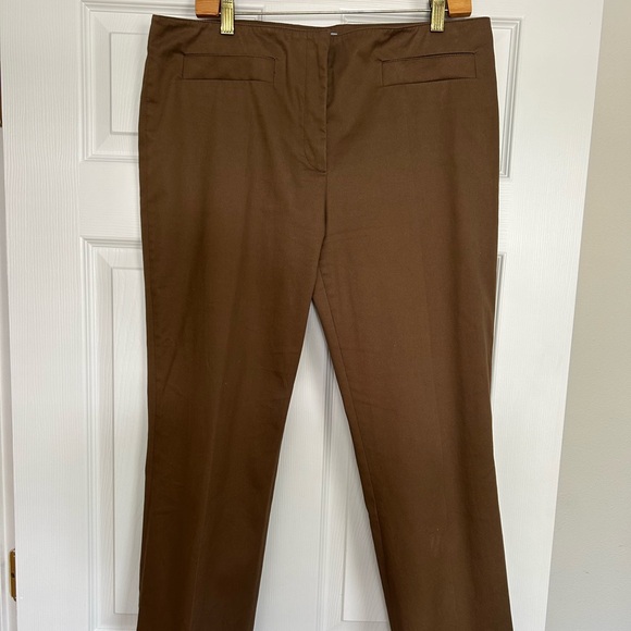 Prada Pants - Prada Cotton Stretch Straight Leg Pant Size 48 Italy 12 US